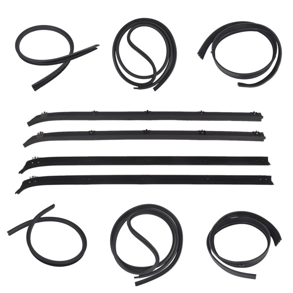 10x Door Window Weatherstrip Seal Kit for Dodge Truck Ram charger Plymouth D150 D250 D350 1980-1993