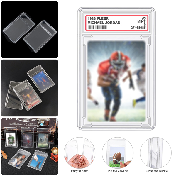 Graded Card Holder for PSA Style Slab for Trading Sports Cards Protector Case