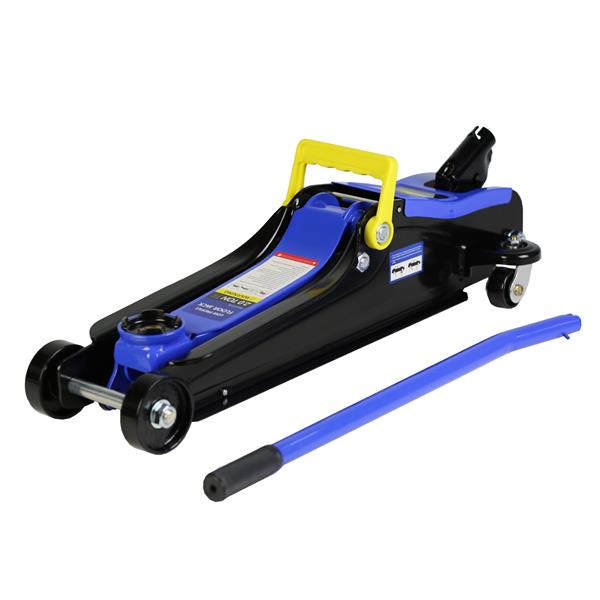 Floor Jack, 2 Ton Low Profile Floor Jack, Heav yDuty Steel Racing Floor Jack with Single Piston QuickLift Pump, Floor Jack Lifting Range 3.3"-15.2"