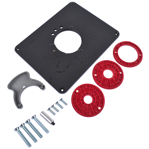 Router Table Insert Plate w/Level-Loc Rings Fit Bosch 1617 Porter-Cable 690 890 PRS4036