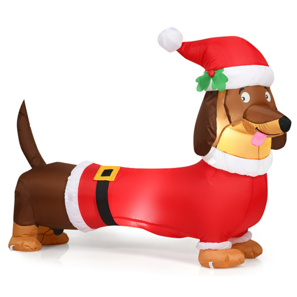 5 Feet Christmas decoration Inflatable Christmas Dog   ﻿