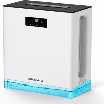 BIZEWO Dehumidifier for Home,Queit Dehumidifiers for Basement, Bathroom, Bedroom with 101oz Water Tank, Large Room Dehumidifier with 2 Working Mode, Auto Shut Off, 7 Colors LED Light(banned by Amazon)