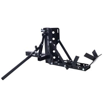 800LBS Motorcycle Trailer Hitch Scooter Hauler Mount Rack 2\\" Motorcycle Tow Carrier Receiver Heavy Duty Steel