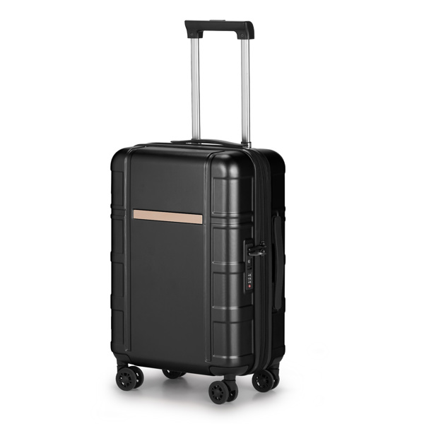 Luggage 20" Suitcase PC+ABS with TSA Lock Expandable Spinner Carry on Hardshell Lightweight 