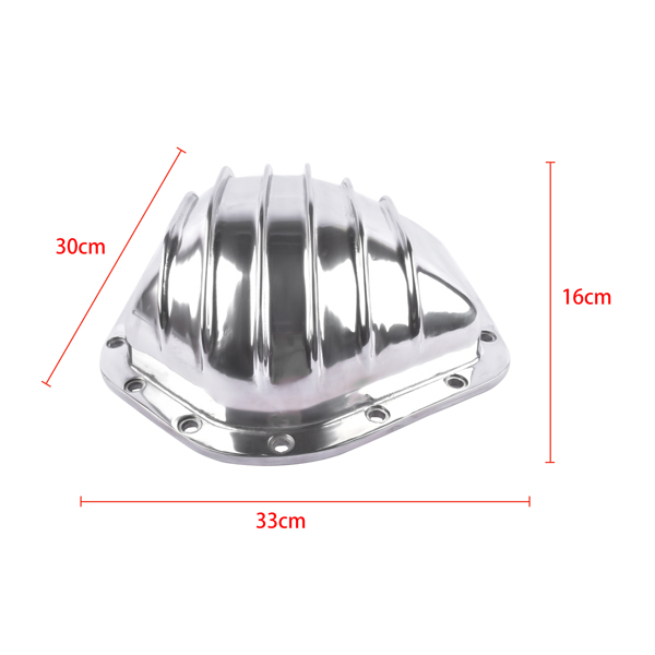 14 Bolt 10.5" Polished Aluminum Rear Differential Cover for GMC Chevy 2500 3500 Truck