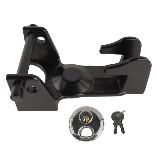 Black Gooseneck Trailer Hitch Locks Model Coupler Trailer Lock TL50 for Heavy Trailers