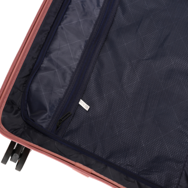 FCH 三件套 20寸拉杆箱+手提包两件套 PP拉杆箱 20in PP材质 铁拉杆 全配色 玫瑰金色-13