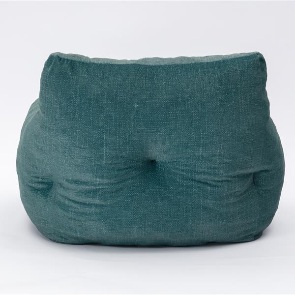 010-Soft Velvet Fabric Bean Bag Chair Filled With Memory Sponge,Green