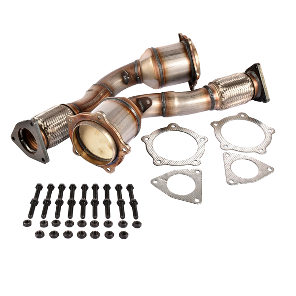 Front Left & Right Catalytic Converters for Porsche Cayenne 9P 4.8L V8 2007-2010