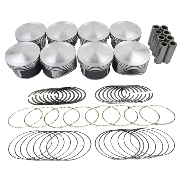 Pistons & Rings Set For Dodge Ram Chrysler Jeep Commander V8 99.50mm Vin 2, D H 05086010AB 05086010AA 05086010AC