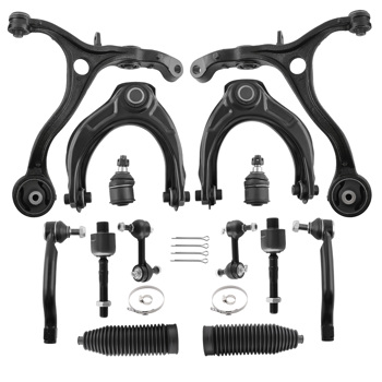 14pcs Suspension Kit Front Upper & Lower Control Arms For Honda Accord 2008-2012