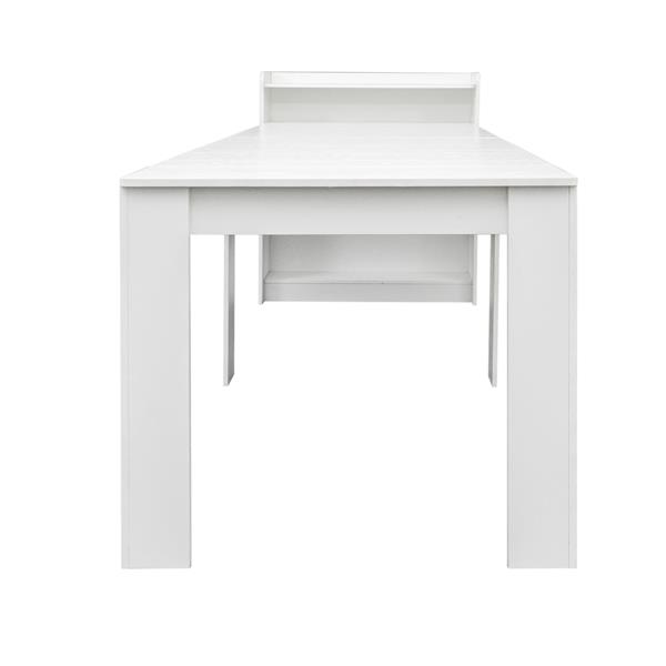 Modern Extendable Dining Table with Storage