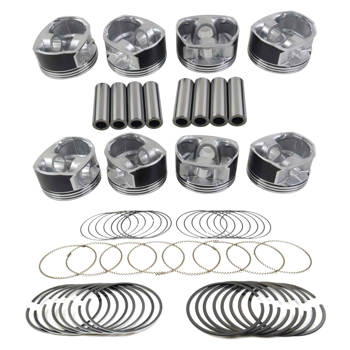 Pistons & Rings Set For Dodge Ram Chrysler Jeep Commander V8 99.50mm Vin 2, D H 05086010AB 05086010AA 05086010AC