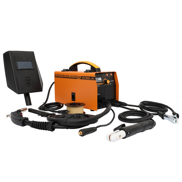 MIG/MMA-140Gas Shielded Welding Manual Arc Welding dual-Purpose Electric Welding Machine 110V U.S.Standard