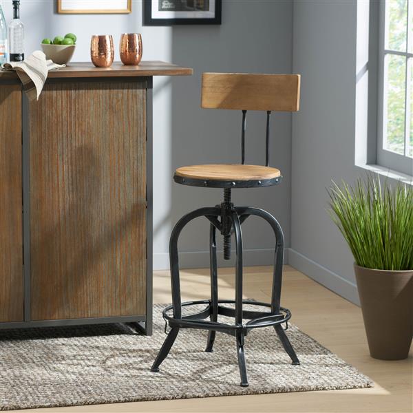 BARSTOOL WITH FIR WOOD