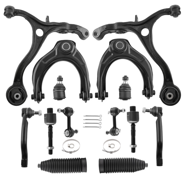 14pcs Suspension Kit Front Upper & Lower Control Arms For Honda Accord 2008-2012