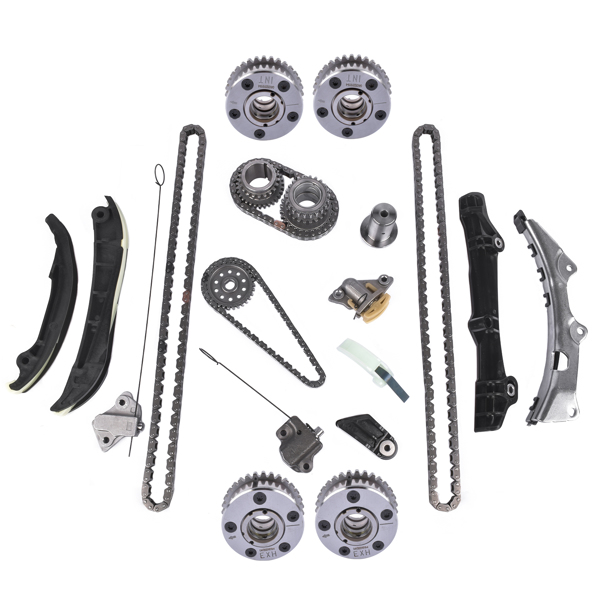 Timing Chain VVT Gear Kit Fits Chrysler Town & Country Dodge Jeep Ram 1500 3.6L 5184356AE 05184356AD 05184357AE