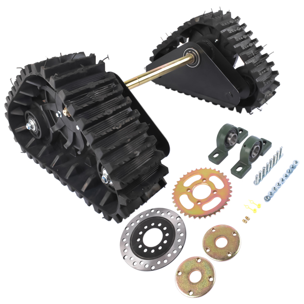 Rear Axle Track Assembly Kit For Gasoline Motor Snowmobile Mountain Motorcycle