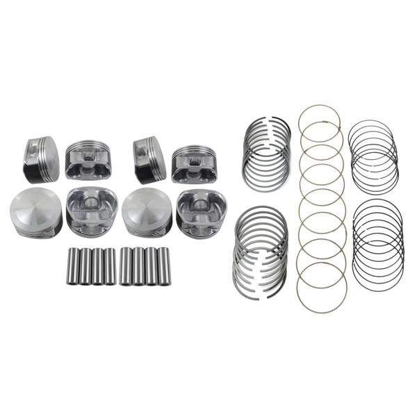 Pistons & Rings Set For Dodge Ram Chrysler Jeep Commander V8 99.50mm Vin 2, D H 05086010AB 05086010AA 05086010AC