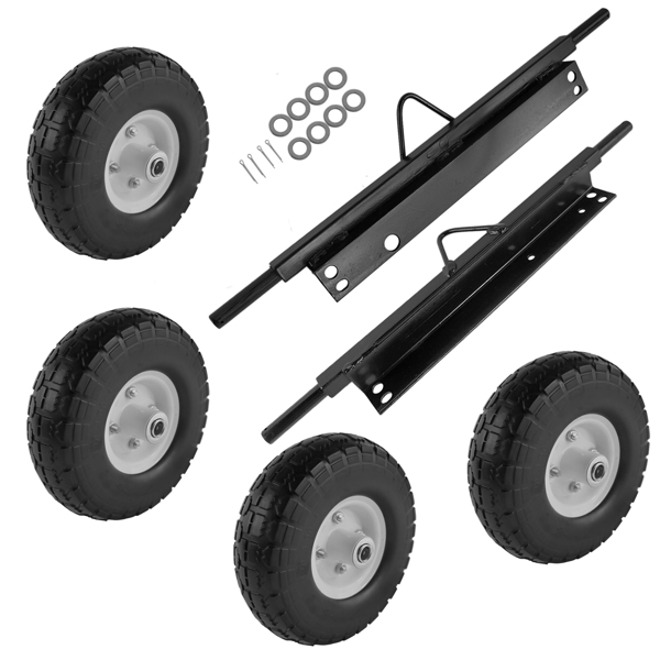 Wheel Kit for Honda Generator EU3000is Solid Never Flat Tires All Terrain 06423-ZS9-020AH