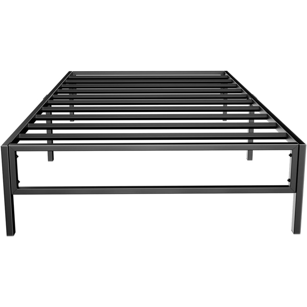 Metal Bed Frame-Simple and Atmospheric  Metal Platform Bed Frame, Storage Space Under The Bed Heavy Duty Frame Bed, Sturdy Twin Size Bed Frame, Suitable for Bedroom