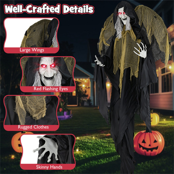 8.2 ft Halloween Decoration Standing Witch 