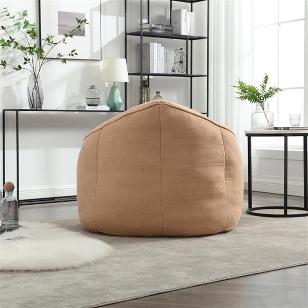 Bedding Bean Bag Sofa Chair High Pressure Foam Bean Bag Chair Adult Material with Padded Foam Padding Compressed Bean Bag With Footrest