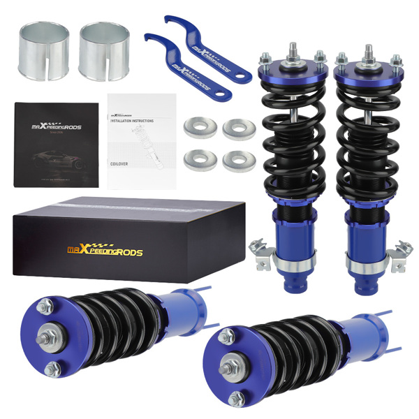 Suspension Coilover Kit For Honda Civic Crx / Del Sol 1992 - 1997 & Civic 1996 - 2000 EK2 EK4 EK9