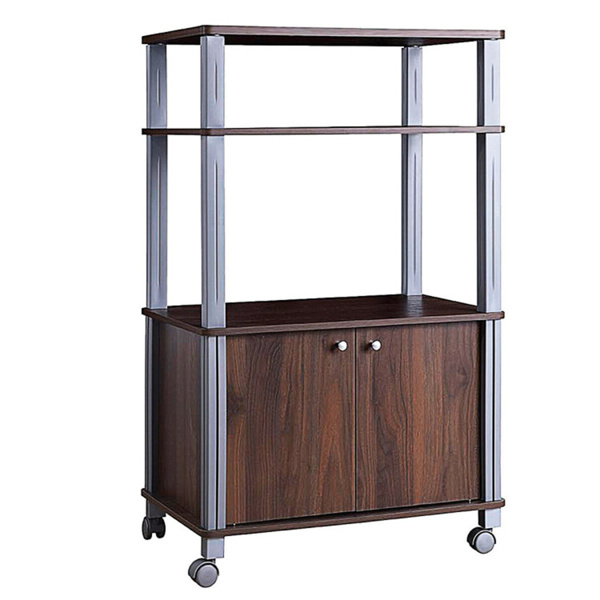 Multi functional kitchen storage rack Walnut