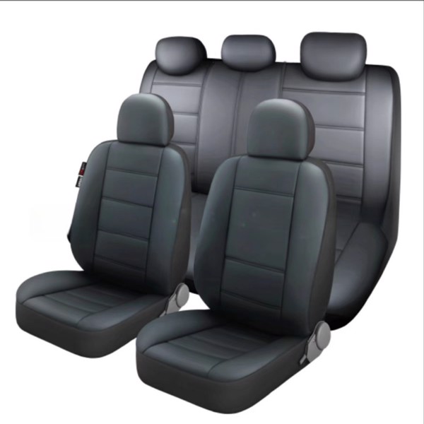 Leather Car Seat Covers Full Set 5-Seats Front Rear Protector Cushion For TOYOTA