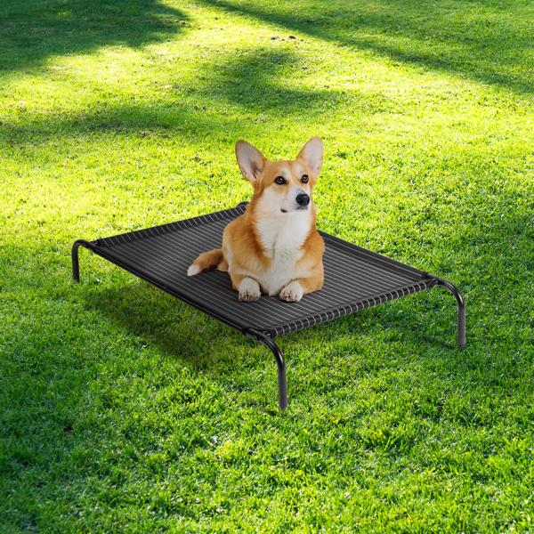 43"D x 26"W x 8"H outdoor pet bed