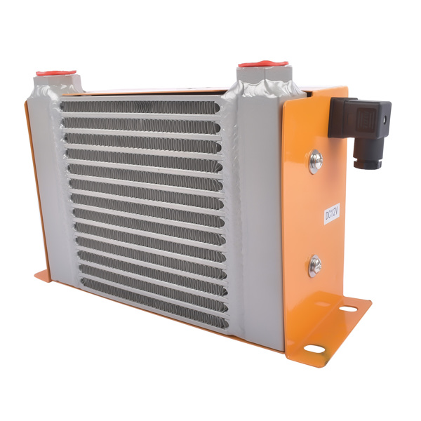 Air-cooled Oil Radiator 60L/min 38W 12V Hydraulic Air Cooler AH0608T-CA 