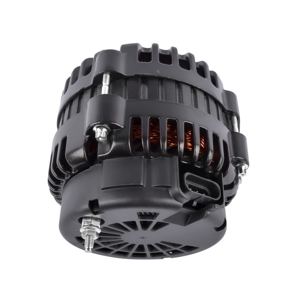 AD244 Style 220A Alternator Serpentine Black for GM LS Based Trucks Vans & SUV Applications 1999-2006 ES1024BK