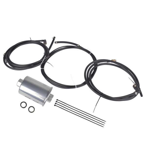 Supply Return & Vapor Nylon Fuel Lines Kit Tank To Mid for Chevy GMC C/K Classic 2500 3500 1998-2000 NFR0011 FL-GM22C-V