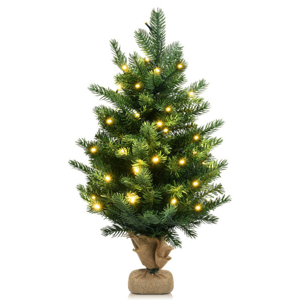 24 Inch Christmas Tree with LED Lights