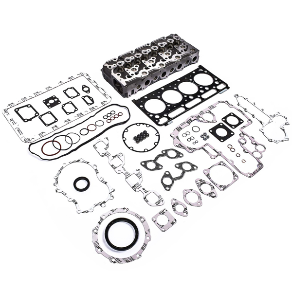 Complete Cylinder Head & Full Gasket Set for Kubota V2203 V2003T V2203E Bobcat 753 753C 753F 753G Engine 19077-03048