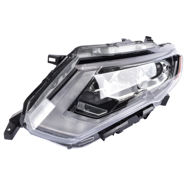 Front Left Side Headlamp Assembly with LED for Nissan Rogue 2.0L 2.5L l4 4-Door 2017-2020