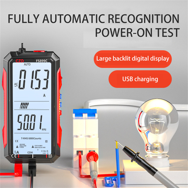 Charging Large Screen High-precision Digital Multimeter, Fully Automatic Intelligent Multifunctional Multimeter