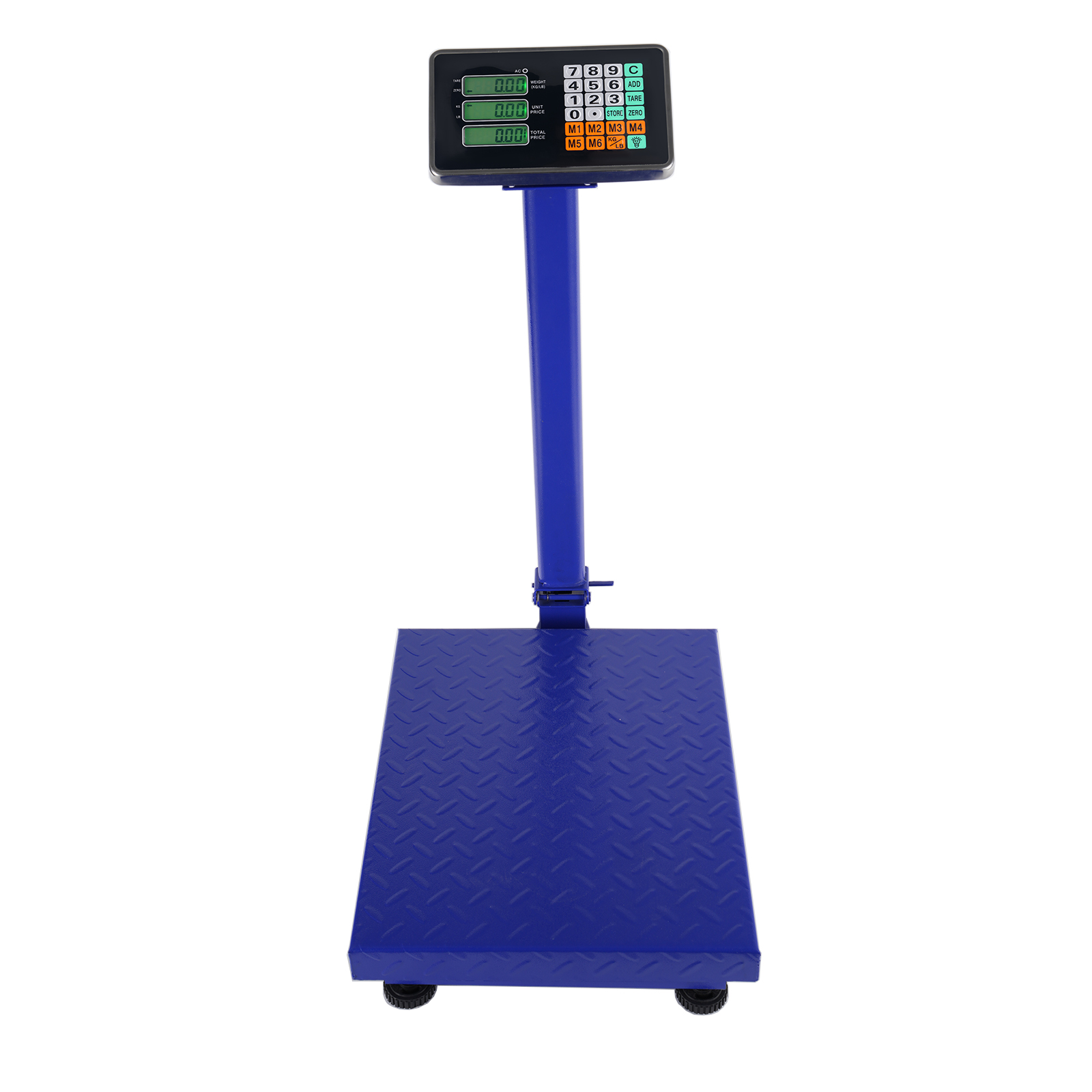 【Old code:19282852】300KG/661lb LCD Digital Personal Floor Postal Platform Scale Blue view 3