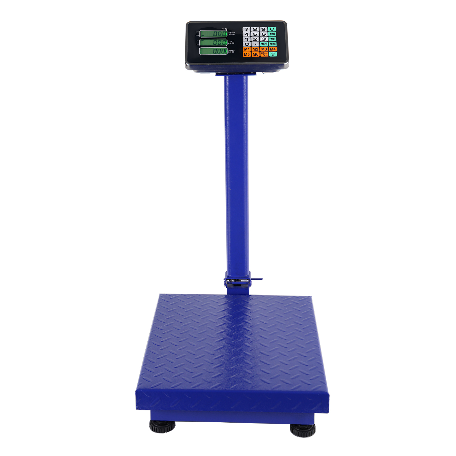 【Old code:19282852】300KG/661lb LCD Digital Personal Floor Postal Platform Scale Blue view 2