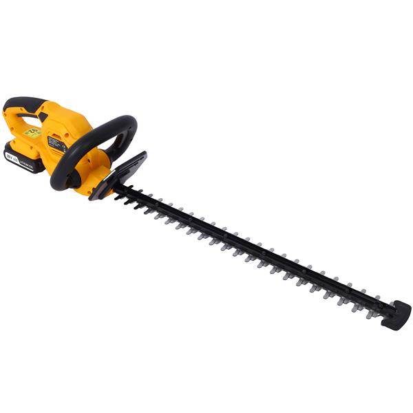 20V Cordless Hedge Trimmer, 22 Inch Steel Blade, Reduced Vibration, Battery and Charger Included