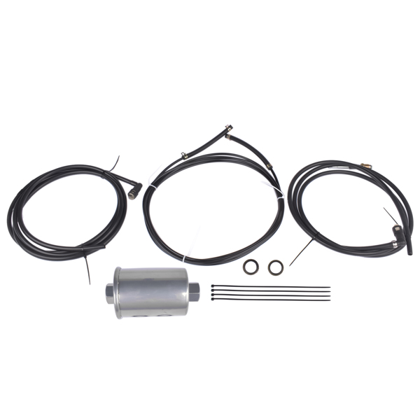 Supply Return & Vapor Nylon Fuel Lines Kit Tank To Mid for Chevy GMC C/K Classic 2500 3500 1998-2000 NFR0011 FL-GM22C-V