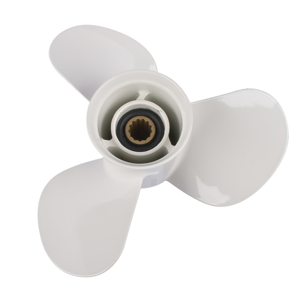 11 3/8 X 12-G Marine Boat Motor Aluminium Propeller 2-Stroke 3 Blades for Yamaha 40HP 50HP F30B Outboard 13 Splines