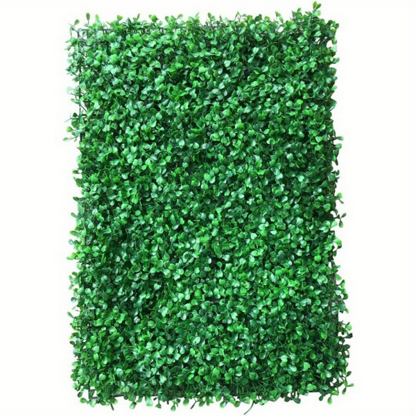 24Pcs Artificial Boxwood Topiary Hedge Plant Grass Backdrop Fence Privacy Screen Grass Wall Decoration For Balcony Garden Fence