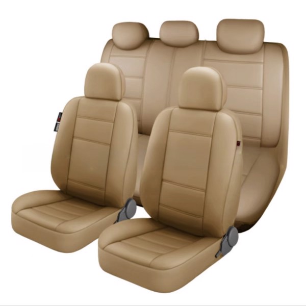 Leather Car Seat Covers Full Set 5-Seats Front Rear Protector Cushion For TOYOTA