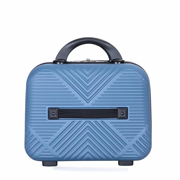 2Piece Luggage Sets ABS Lightweight Suitcase , Spinner Wheels,  (20/14) BLUE