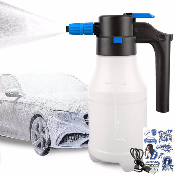 Electric Car Foam Sprayer with USB【Shipment from FBA】