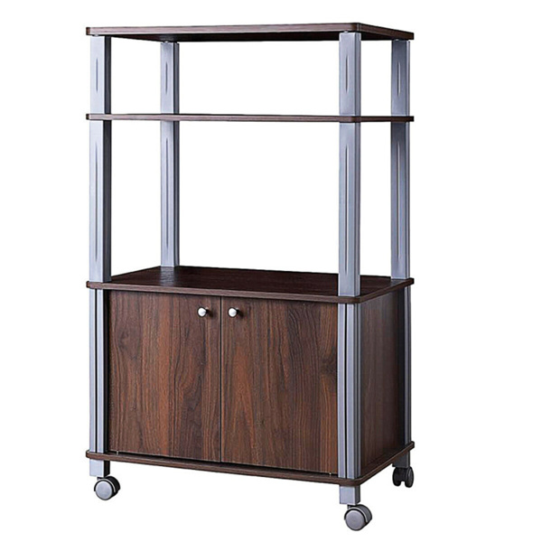 Multi functional kitchen storage rack Walnut