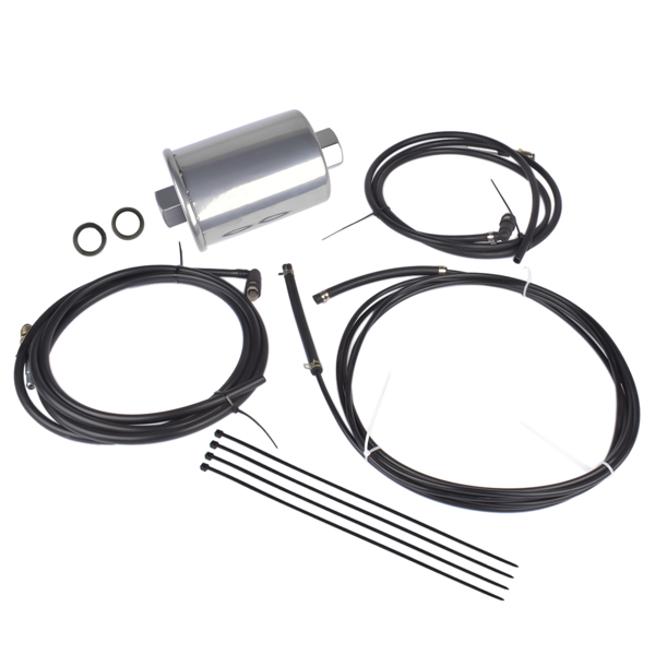 Supply Return & Vapor Nylon Fuel Lines Kit Tank To Mid for Chevy GMC C/K Classic 2500 3500 1998-2000 NFR0011 FL-GM22C-V