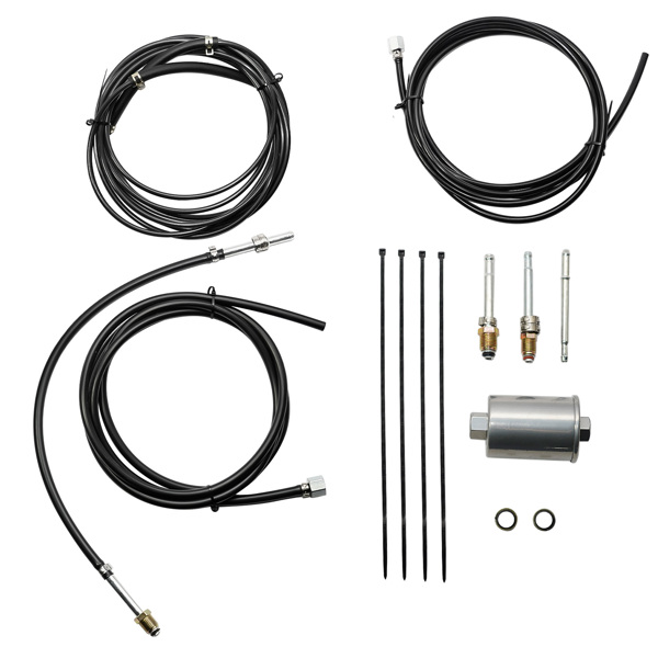 Gas Trucks Complete Nylon Fuel Line Kit for Chevy GMC C/K Trucks Gas Only 1988-1997 NFR0013